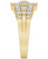 Diamond Cluster Band (1-1/2 ct. t.w.) in 14k Gold