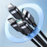 Фото #6 товара 4w1 Kabel przewód USB-A - 2x USB-C iPhone Lightning microUSB 1.2m czarny