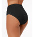 Bar Iii 283980 Shirred High-Rise Bikini Bottoms Swimsuit, Size MD