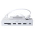 Фото #1 товара Satechi Aluminum USB-C Clamp Hub Pro für Apple iMac (6 in 1)