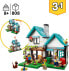 Фото #2 товара LEGO Creator 3-in-1 Cosy House Set, Model Kit with 3 Different Houses Plus Family Mini Figures and Accessories, Gift for Children, Boys and Girls 31139