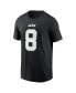 Men's Aaron Rodgers Black New York Jets Name Number T-Shirt