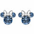 Glittering silver Minnie Mouse stud earrings ES00013SDECL.CS