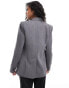 Mango stripe co-ord blazer in grey grau, S - EU 36 - фото #3