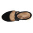 Фото #4 товара Easy Spirit Meza Wedge Espadrille Womens Black Casual Sandals E-MEZA-001