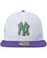 Фото #3 товара Men's White New York Yankees Side Patch 59FIFTY Fitted Hat