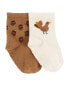 Baby 2-Pack Thanksgiving Socks 3-12M