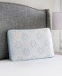 Beautifully Cool Supreme Cooling Comfort Gusseted Memory Foam Pillow, Standard/Queen, Created for Macy’s Blue Snowflake, Стандартный - фото #3