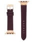 Фото #1 товара Women's Purple Genuine Leather Band Compatible with 42/44/45/Ultra/Ultra 2 Apple Watch