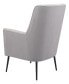 Фото #10 товара 36" Steel, Polyester Ontario Boho Chic Accent Chair