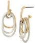 ფოტო #1 პროდუქტის Two-Tone Multi-Oval Drop Earrings