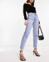 Фото #10 товара & Other Stories stretch tapered leg jeans in Vanity Blue - EXCLUSIVE