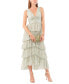 Фото #4 товара Платье 1.STATE женское с цветочным принтом и объемными тире