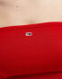 Фото #4 товара Tommy Jeans essential bandeau top in bright red