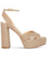 ფოტო #2 პროდუქტის Women's Laurel Two-Piece Ankle Strap Platform Dress Sandals