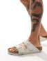 Birkenstock Arizona sandals in antique white suede Altweiß, 46 - фото #1