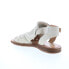 Фото #6 товара Miz Mooz Fifi 279048 Womens White Leather Hook & Loop Strap Sandals Shoes 6