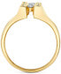 ფოტო #4 პროდუქტის Diamond Three Row Asymmetric Statement Ring (1 ct. t.w.) in 14k Gold