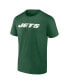 Men's Green New York Jets Big and Tall Two-Sided T-shirt