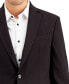 Фото #4 товара Костюм узкий I.N.C. International Concepts мужской Однотонная пиджак цвета бургундия, созданный для Macy's