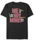 ფოტო #1 პროდუქტის Men's Doodlebobs Cubed Short Sleeve Crew T-shirt