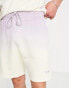 Bershka ombre shorts co ord in lilac