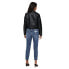 Фото #2 товара ONLY Vera Faux Biker leather jacket