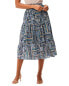 Nic+Zoe Mosaic Mix Skirt Women's Xl