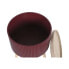 Side table DKD Home Decor 38,5 x 38,5 x 49 cm Brown Maroon MDF Wood