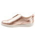 Фото #4 товара Trotters Anika T2173-720 Womens Pink Wide Leather Lifestyle Sneakers Shoes 8