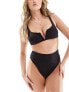 ASOS DESIGN Maya mix and match v wire crop bikini top in black 44 - фото #3