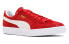 Фото #4 товара PUMA Suede Classic 反毛皮 低帮 板鞋 男女同款 红色 / Кроссовки PUMA Suede Classic 352634-65