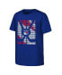 ფოტო #1 პროდუქტის Big Boys and Girls Blue New York Rangers Box T-shirt