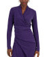 ფოტო #4 პროდუქტის Women's Bret Jersey Faux-Wrap Midi Dress
