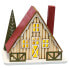 Фото #1 товара Новогоднее украшение Разноцветный Деревянный дом 14 x 9 x 14 cm