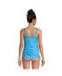 Фото #8 товара Women's Adjustable V-neck Underwire Tankini Swimsuit Top Adjustable Straps
