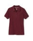 ფოტო #1 პროდუქტის Little Girls Short Sleeve Picot Collar Interlock Polo Shirt