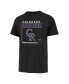 Men's Black Colorado Rockies Borderline Franklin T-shirt