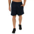 Фото #2 товара Athletic Works Active Rice Hole Mesh Shorts Men's Small Dark Navy Elastic Waist