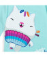 Girls MerCat Cakey Cat Kitty Fairy Pandy Paws 2 Pack T-Shirts to