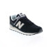 Фото #4 товара New Balance 574 U574LL2 Mens Black Suede Lace Up Lifestyle Sneakers Shoes
