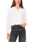 ფოტო #1 პროდუქტის Women's Shine-Stripe Button-Front Top