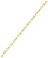 ფოტო #3 პროდუქტის Beveled Curb Link Chain Bracelet in 10k Gold