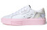 Фото #1 товара Кроссовки Adidas Originals Sleek Super Бело-серо-розовые