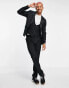 Фото #4 товара Devils Advocate skinny fit tuxedo suit jacket