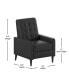 Darcy Recliner Chair Mid-Century Modern Tufted Upholstery Ergonomic Push Back Living Room Recliner