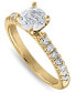 ფოტო #5 პროდუქტის Diamond (1-1/2 ct. t.w.) Bridal Set in 14K White, Yellow or Rose Gold