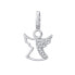 Фото #1 товара Glittering silver Angel pendant with zircons Iris FW9292