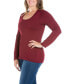 ფოტო #2 პროდუქტის Women's Plus Size Long Sleeves T-Shirt