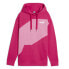 Фото #1 товара Puma Power Pullover Hoodie Womens Pink Casual Outerwear 67789348